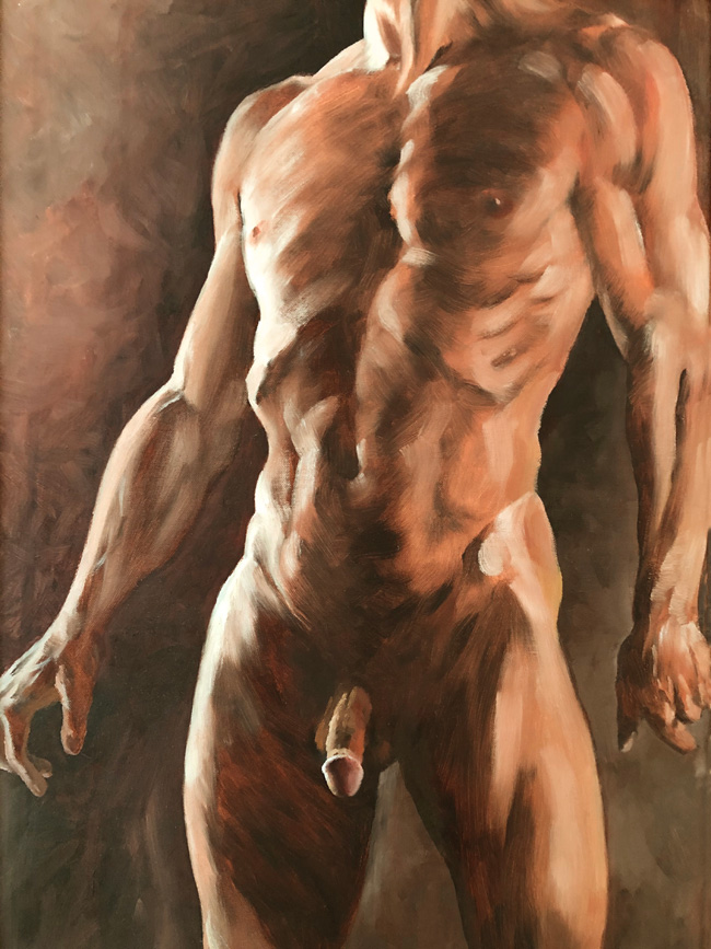 muscular nude
