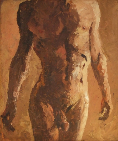 palette knife nude